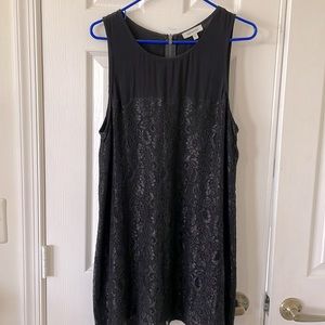 Black lace mini dress  size L